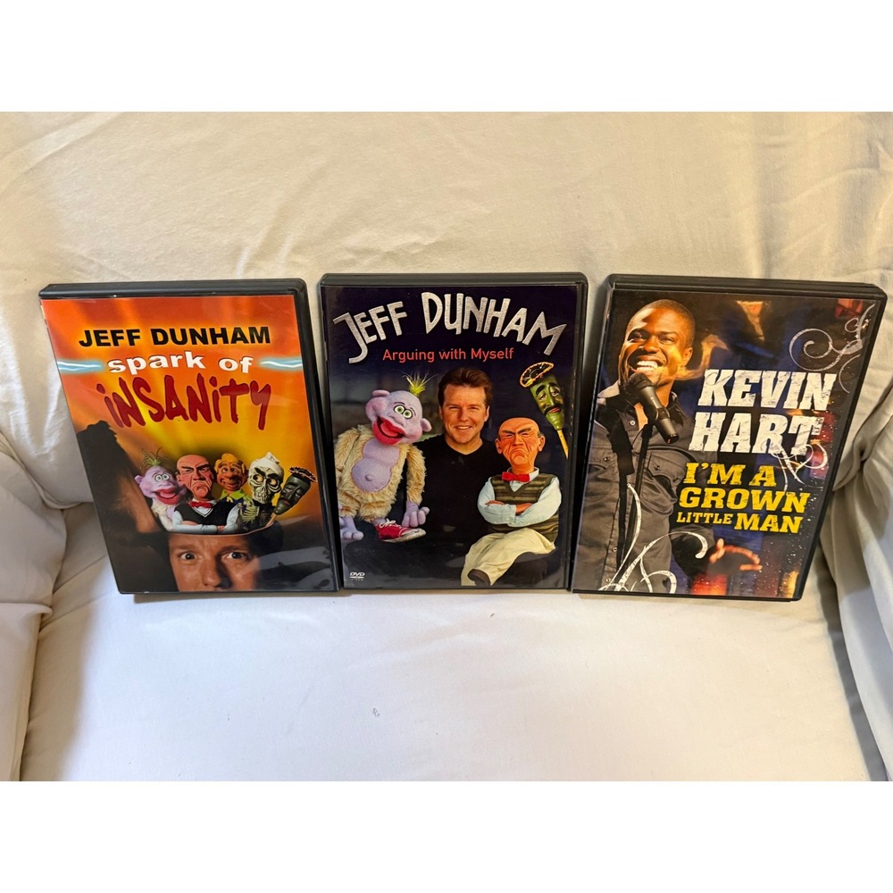 Jeff‎ Dunham Spark of Insanity Arguing w Myself Kevin Hart Grown Little Man DVD